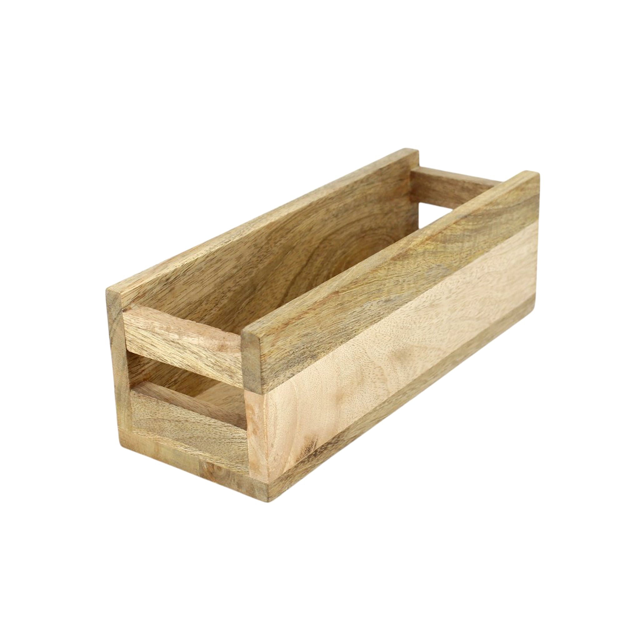 Wood Rectangular Organizer Caddy (Tray)