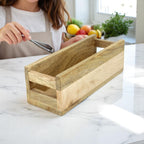 Wood Rectangular Organizer Caddy (Tray)
