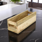 Wood Rectangular Organizer Caddy (Tray)