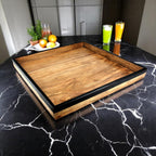 Wood Rectangular Organizer Tray