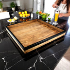 Wood Rectangular Organizer Tray