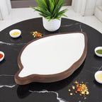 Wood leave desgin Serving Tray