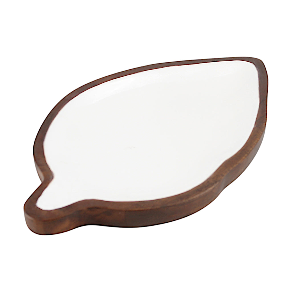 Wood leave desgin Serving Tray