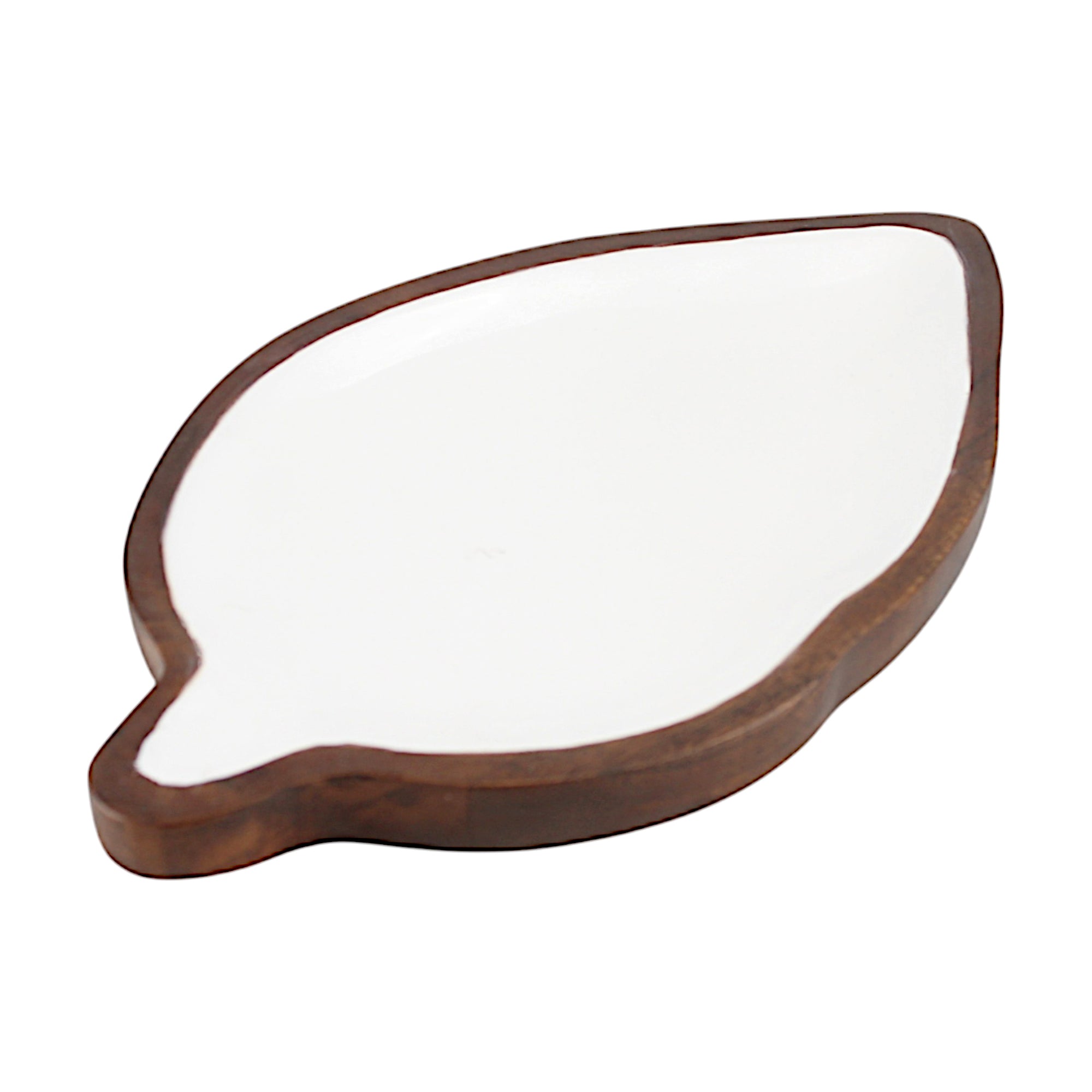 Wood leave desgin Serving Tray