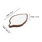 Wood leave desgin Serving Tray