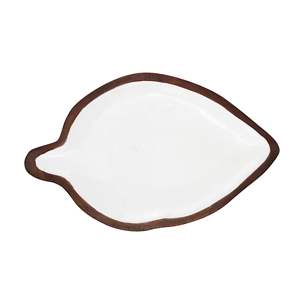 Wood leave desgin Serving Tray