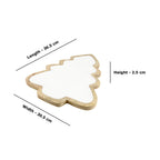 Wood Tree-Shaped Serving Tray