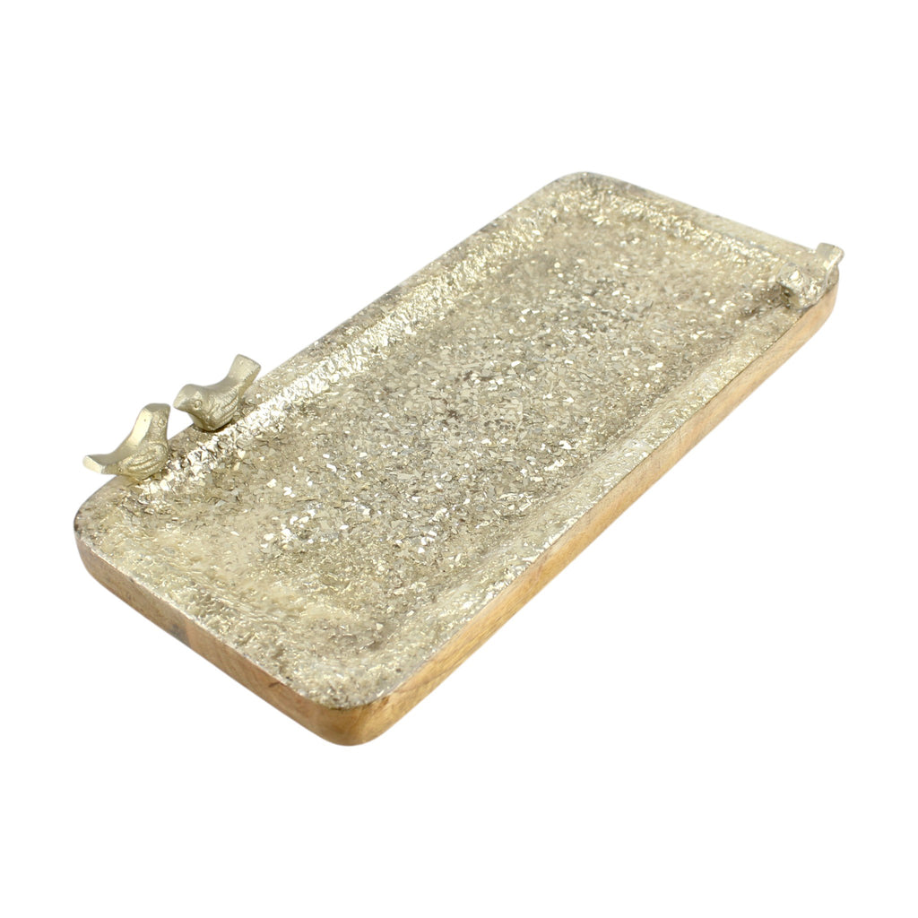 Mosaic Art Mango Wood stylish design wooden Tray