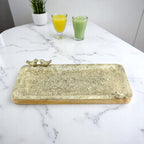 Wood (J) shape Try dry fruit serving Tray