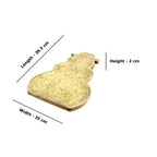 Mozek art  stylish design three aluminium bird beautiful look serving wooden Tray