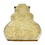 Mozek art  stylish design three aluminium bird beautiful look serving wooden Tray